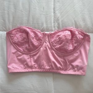 adika pink bustier top
